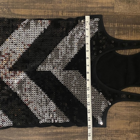 SOLD. Armani Exchange chevron sequence tank top-gorgeous!!! - Picture 6 of 7